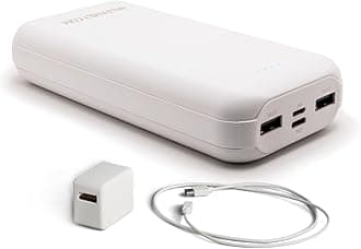 4ALLFAMILY 20000mah Portable POWERBANK | Engineered Specifically to fit USB Version Coolers Voyager and Explorer Medicine Cooler Travel Case | Compatible with Most Other Gadgets