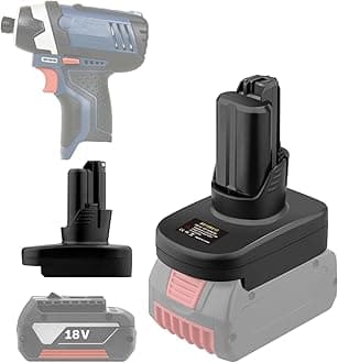 Adapter for Bosch 18V to 12V Battery,Adaptor Compatible for Bosch 12V Cordless Power Tools