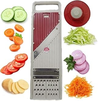 Vegetable Slicer and Dicer, Multi-Purpose Chopper with Stainless Steel Blades