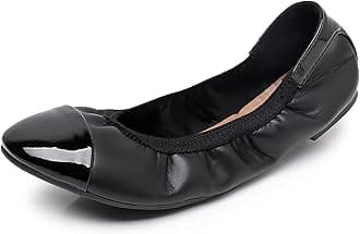 GAWBAW Women's Ballet Flats Shoes - Slip on Casual Flats Round Toe Walking Ballerina Shoes for Women