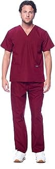 Dagacci Scrubs Medical Uniform Women and Man Scrubs Set Medical Scrubs Top and Pants