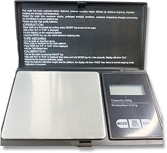 Deluxe Electronic Pocket Mini Digital Gold Jewellery Weighing Scales 0.01g to 200 Grams by Lizzy®