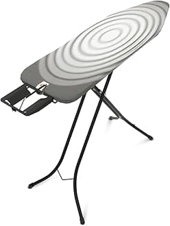 BrabantiaSize B Ironing Board (49x15 in) 7 Height Options, Adjustable Steam Iron Rest Holder (Titan Oval) Non-Slip Feet, Anti-Collapse Child LocksCradle to Cradle CertifiedCradle to Cradle CertifiedCradle to Cradle Certified