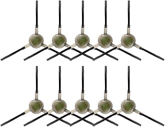 (10 Pack) Side Brush for Lefant M2 Pro, M330 Pro, M1, M320, M310, M210B M213S M210S M210 M213 M210 Pro M210P, OKP Life K2 K3 K3A K4 K5 Robot Vacuum, Replacement Parts Side Brushes Accessories