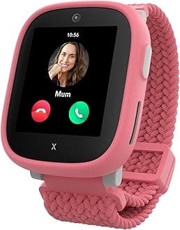 XPLORA X6 Play - Watch Phone for Children (4G) - Calls, Messages, Kids School Mode, SOS Function, GPS Location, Camera and Pedometer - Including 3 months free subscription (PINK)