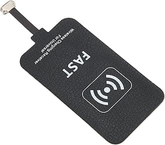 Micro USB Wireless Charging Receiver, 5V 2A 10W Wireless Qi Charger Adapter, Micro USB Cellphone Charging Receiver Module for Micro USB Android Cell Phones