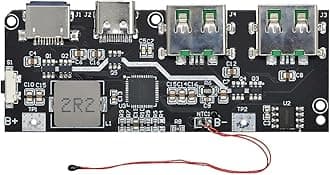 QC4.0 QC3.0 LED Dual USB 5V 4.5A 22.5W Micro/Type-C USB Mobile Power Bank DIY Mobile Power Bank Circuit Board Fast Charging Mobile Power Module Temperature/Circuit Protection