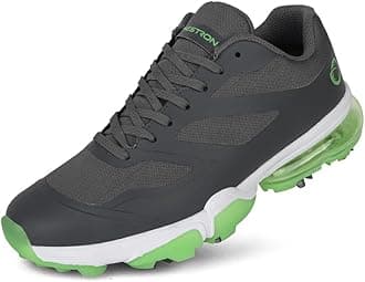 THESTRON New Men Golf Shoes 8 Spikes Professional Outdoor Golf Sport Sneaker for Men