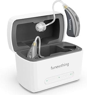 Hearing Aids for Seniors Rechargeable with Noise Cancelling, 16 Channel Digital OTC PSAP Personal Sound Amplification Products Devices for Adults with Real Voice