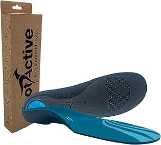FootActive COMFORT Premium Insoles - S , Blue, S - 5/6.5 UK