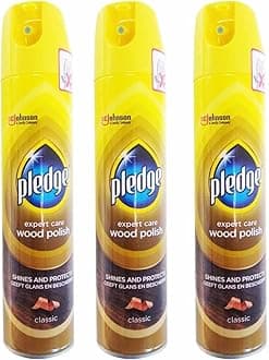 3 x 250ml Wood Cleaner Polish Furniture Desk Wardrobe Table Chair Cabinet Shiny Spray