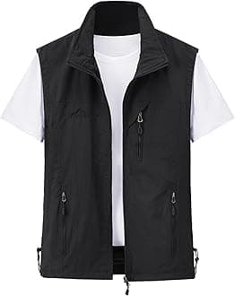 Men's Golf Lightweight Photo Vest Fishing Travel Safari Vest