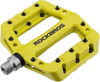 MTB Pedals Mountain Bike Pedals Lightweight Nylon Fiber Bicycle Platform Pedals for BMX MTB 9/16"