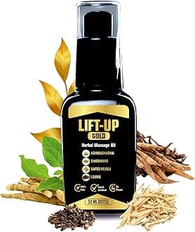 Natural & Pure Herbal Lift-up (Massage Oil) - 50 Ml/1.7 Oz - for Men's | Made with Natural Ingredients