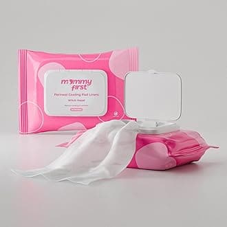 Mommy First® Witch Hazel Perineal Cooling Pad Liners | Postpartum Essentials | Hemorrhoid Relief | 24 Witch Hazel Liners | Soothe & Heal After Childbirth (Large)