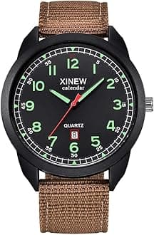 Quartz Nylon Quartz Men's Wrist Waterproof Analog Watch Date Watches Men's Watch Watch Jewelry for Father Valentine's Day Easter