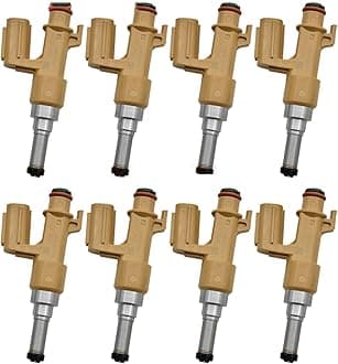 for Toyota Sequoia/Tundra/Lexus LX570 GX460, 8X Fuel Injector Nozzle OEM 23250 0S020 232500S020 23209 39165