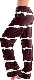 TWGONE Women's Pajamas Pants Plaid Stretch Casual Loose Comfy Pants Sleep Bottom Lounge Cute Pajama Sleepwear