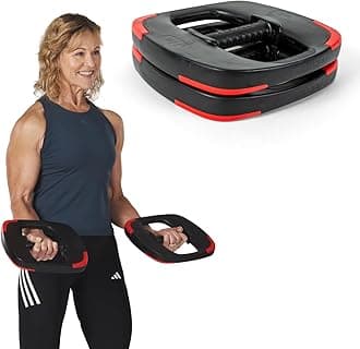 Les Mills™ Dual Purpose Ergonomic Exercise Weight Plates for Total Body Workouts