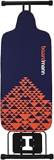 Ironing Board - Extra Wide, Blue/Orange/Black, Mesh Back, 3 Year Guarantee (Boardmann XL)