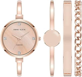 Women's Bangle Watch and Bracelet Set