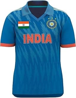 Cricket T-Shirt Sports Jersey Top – Men Women Unisex Short Sleeve Cricket Shirt for Australia India Pakistan England Afghanistan Sri Lanka Breathable Lightweight Sportswear