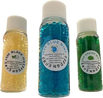 Bulk 1000 Flavoured Crushball Capsules for Cigarette Infusion (10 Flavours Available) (Blue Mint, 1000)