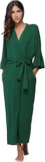 Women's Kimono Robes,Long Bathrobes Soft Dressing Gown Loungewear Sleepwear