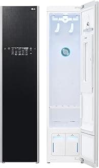 LG Styler S3BERB Clothing Care, Pollen, Virus Mites, Odor Removal, Steam, Wrinkle Extractor, Suit, Coat, Wool, Knit, Silk, Functional Materials, Wrinkle Removal, Disinfecting Blanket, Black