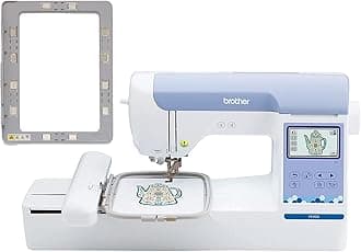 Brother PE900 Embroidery Machine with WLAN and 4"x7" Magnetic Embroidery Hoop Frame