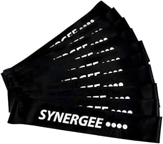 Synergee Exercise Fitness Resistance Band Mini Loop Bands that Perform Better When Working Out at Home or The Gym