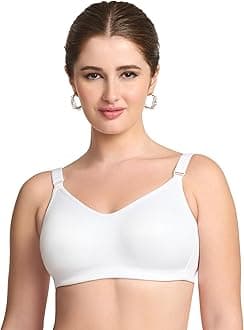 TRYLO Women's Cotton Non-Padded Wire Free Casual Full Coverage Bra