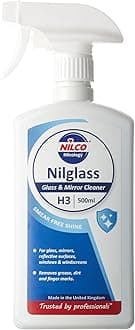 Nilco Professional Nilglass Smear-Free Glass and Mirror Cleaner, 500 ml (Pack of 1)