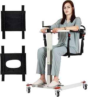Patient Lift Transfer Chair - Portable Wheelchair to Car Transfer Device, Home Nursing Lift Transfer Chair for Elderly and Disabled from Bed to Wheelchair (A)