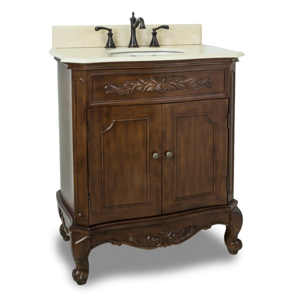 Elements VAN062-T-MC Clairemont Vanity, Painted Nutmeg