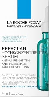 La Roche-Posay Effaclar Acne Serum with Salicylic Acid & Niacinamide for Oily & Acne Prone Skin; Helps Clear Blackheads, Whiteheads, Pimples & Reduces Post Acne Marks 30ML
