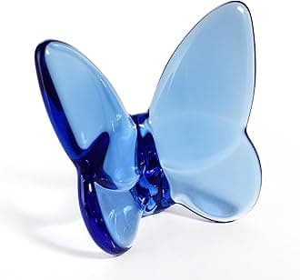 Crystal Butterfly Figurines,Flying Butterfly Figurine Decor Crystal Cut Glass Butterfly Ornament Statue Animal Collectible Gift Home Ornament Decor