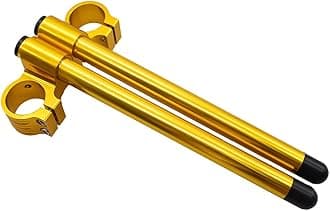 47mm 7/8" Motorcycle CNC Riser Fork Tube Clip On Handlebar Replaceable Compatible with Universal Bike Cafe Racer R3 2019-2021