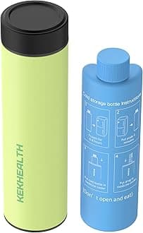 Insulin Cool Bag 2-8 Degrees, Insulin Cool Box 4 Pen, Medication Cool Bag for Travel, Insulin Cooler Diabetic Bag with 2 Ice Packs, QR Medical Travel Pendant (Lemon Green)