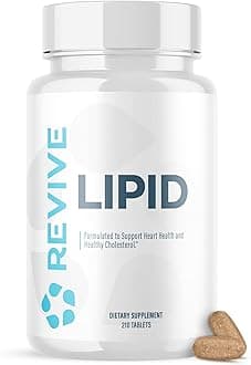 REVIVEMD | Lipid | Support Healthy Cholesterol | Supports Healthy HDI to Ldi Ratio | Supports Healthy Triglyceride Levels | 210 Veggie Capsules
