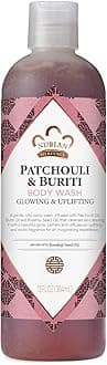 Nubian Heritage Patchouli and Buriti Body Wash for Unisex, 13 oz