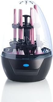 Lilumia 2 Makeup Brush Cleaner Device (Matte Black) - Electronic Cleaning Machine Keeps Cosmetic Makeup Brushes Soft & Clean with the Push of a Button