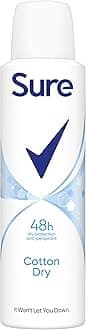 Sure Women Cotton Dry Anti-perspirant Deodorant Aerosol 150 ml