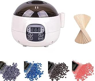 Wax Warmer Heater Machine Depilatroy Hair Remover Epilator SPA with Waxing Benas Kit for Men & Women Eyebrow Depiladora Facial
