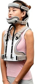 Adjustable Orthosis Cervical Thoracic Halo Brace Head Neck Chest Thoracic Orthosis Fracture Fixation Cervical Vertebra Rehabilitation Support