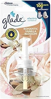 Johnson Glade Plug in Air Freshener Refill, Electric Scented Oil Room Air Freshener, Vanilla Blossoms, 20ml