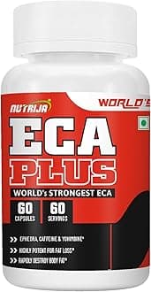 ECA PLUS - Strongest ECA version of 10 Powerful Weight Loss Ingredients - 60 Servings