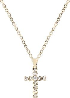Cross Pendant Necklace for Women Jewelry Gold Cross Necklaces for Women Cross Necklace Minimalist Trendy Jewelry Valentines Day