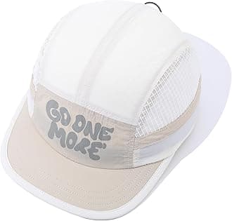 Gvatasz Mesh 5 Panel Baseball Cap Summer Short Brim Hats for Men Women Breathable Lightweight Dad Hat Umpire Cadet Cap