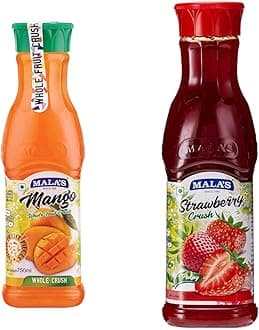 Whole Crush, Mango, 750 millilitre & Strawberry Crush, 750 Millilitre